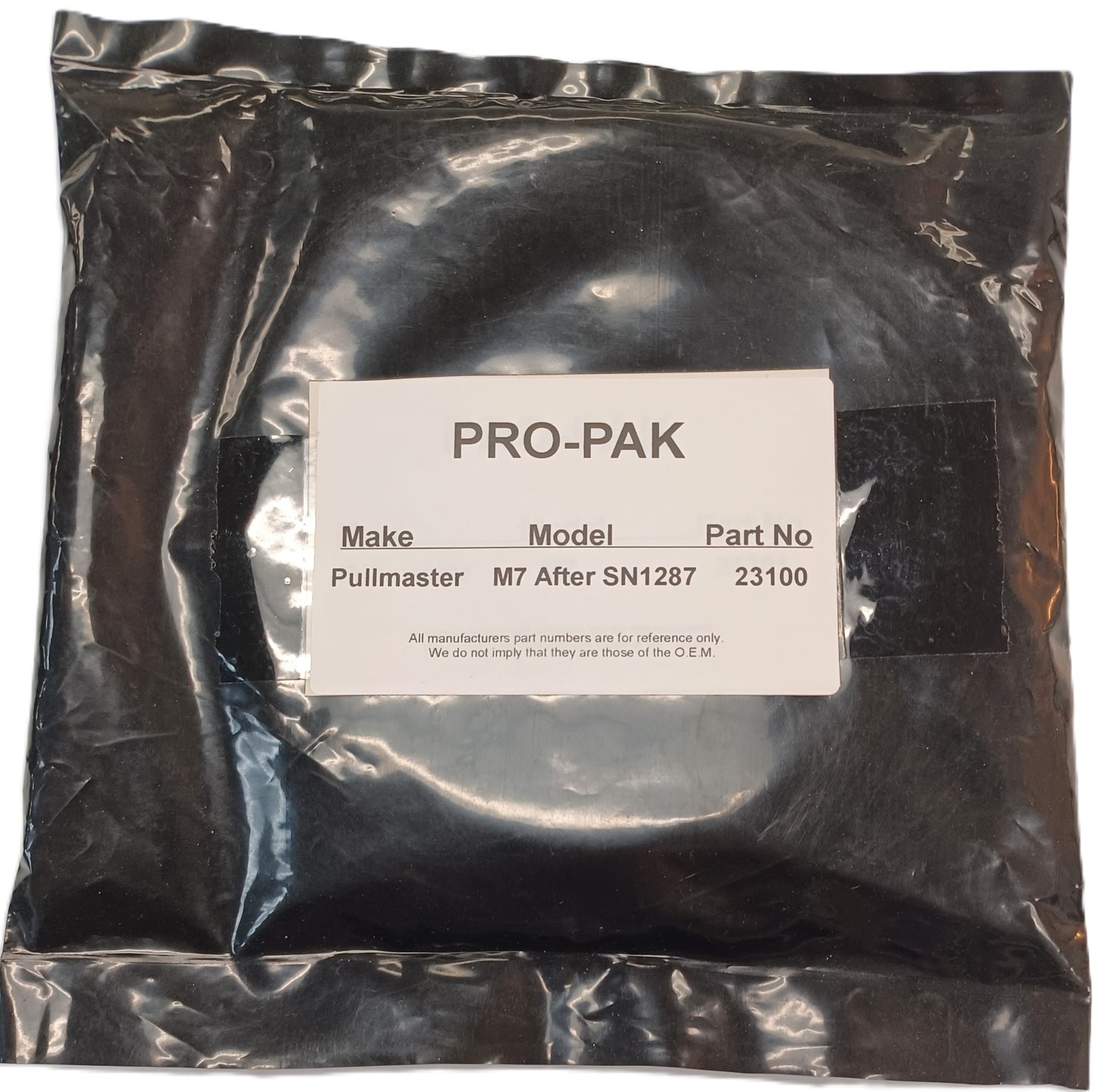 PULL MASTER® Model M7 Winch Serial # 1288 and up Seal Kit Number 23100