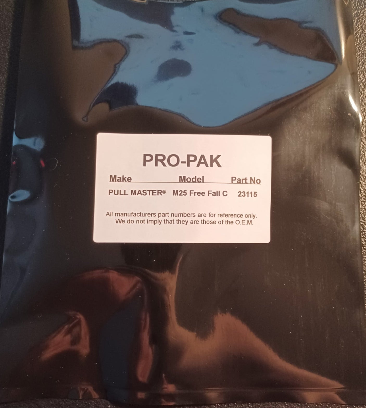 PULL MASTER® Model M25 Free Fall C Universal Seal Kit Number 23115