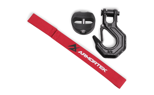Armortek Black Hook Kit for 5/16 to 7/16" Rope - Rated 22000lbs