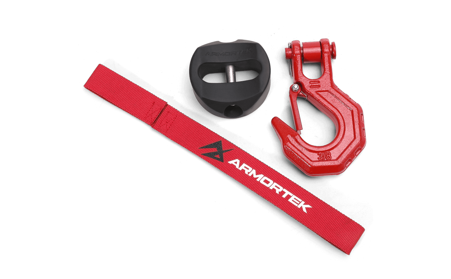 Armortek Red Hook Kit for 1/2" Rope - Rated 22000lbs