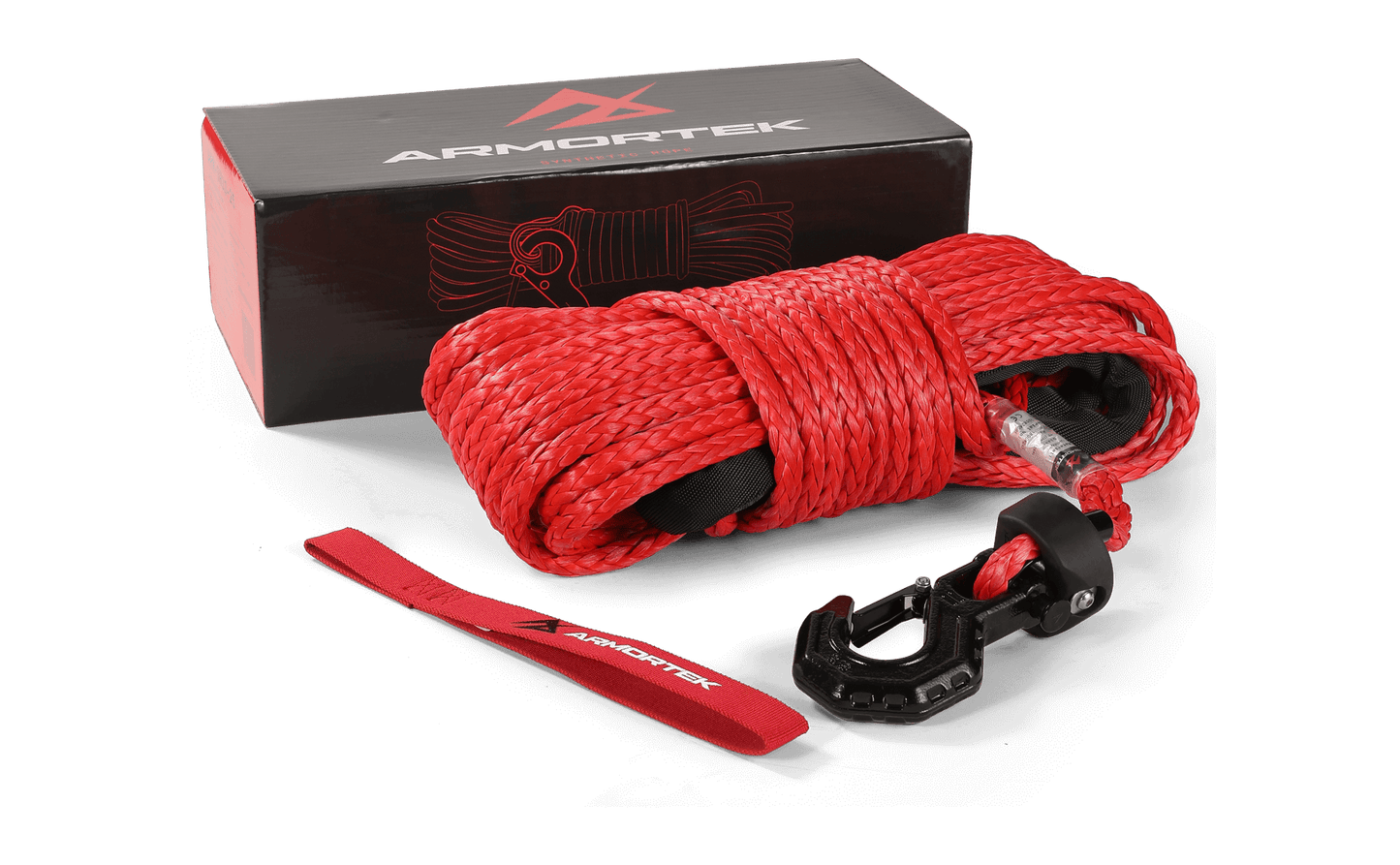 Armortek Synthetic Rope Kit 3/8" x 82' - MBL 22700 lbs