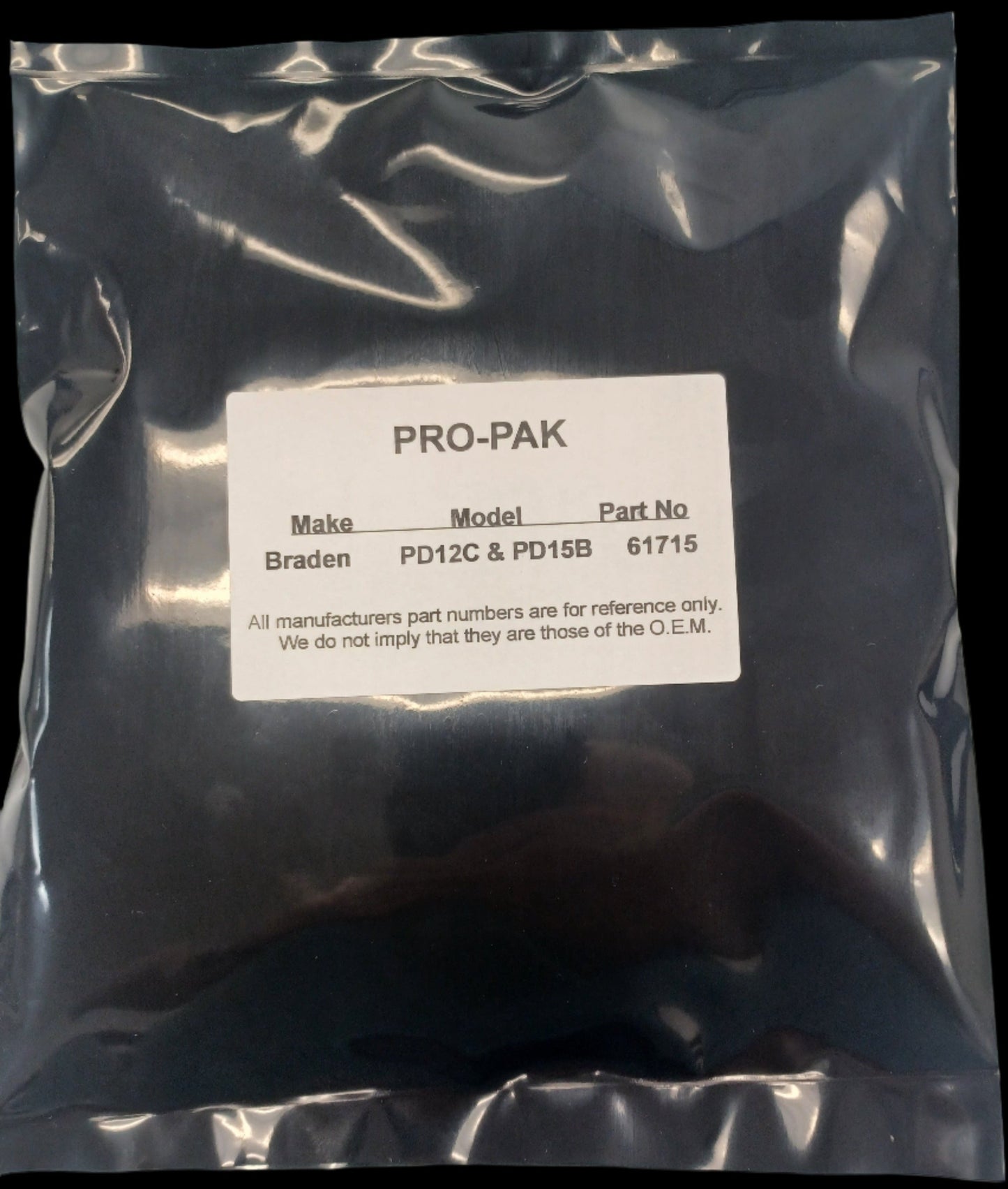 BRADEN® Model PD12C and PD15B Universal Seal Kit Number 61715