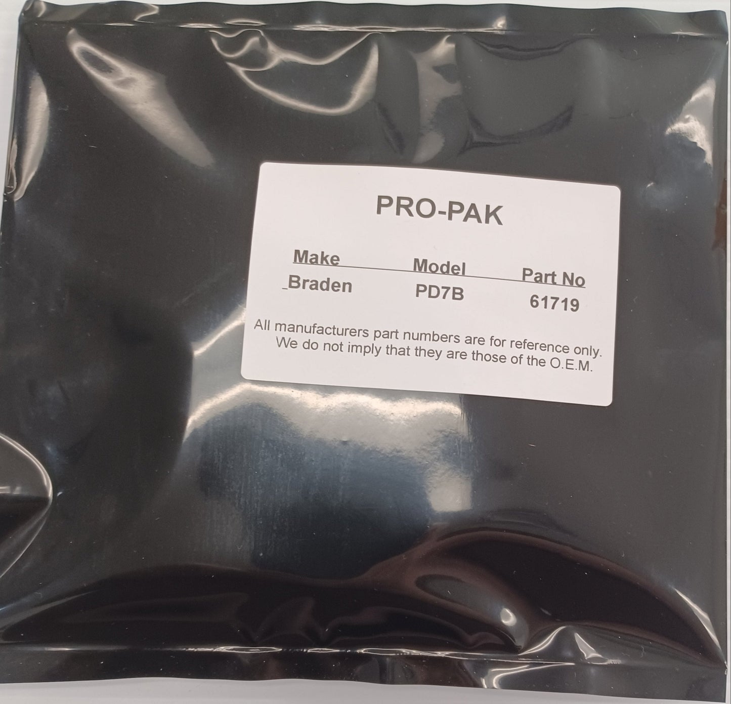 BRADEN® Model PD7B Seal Kit 61719