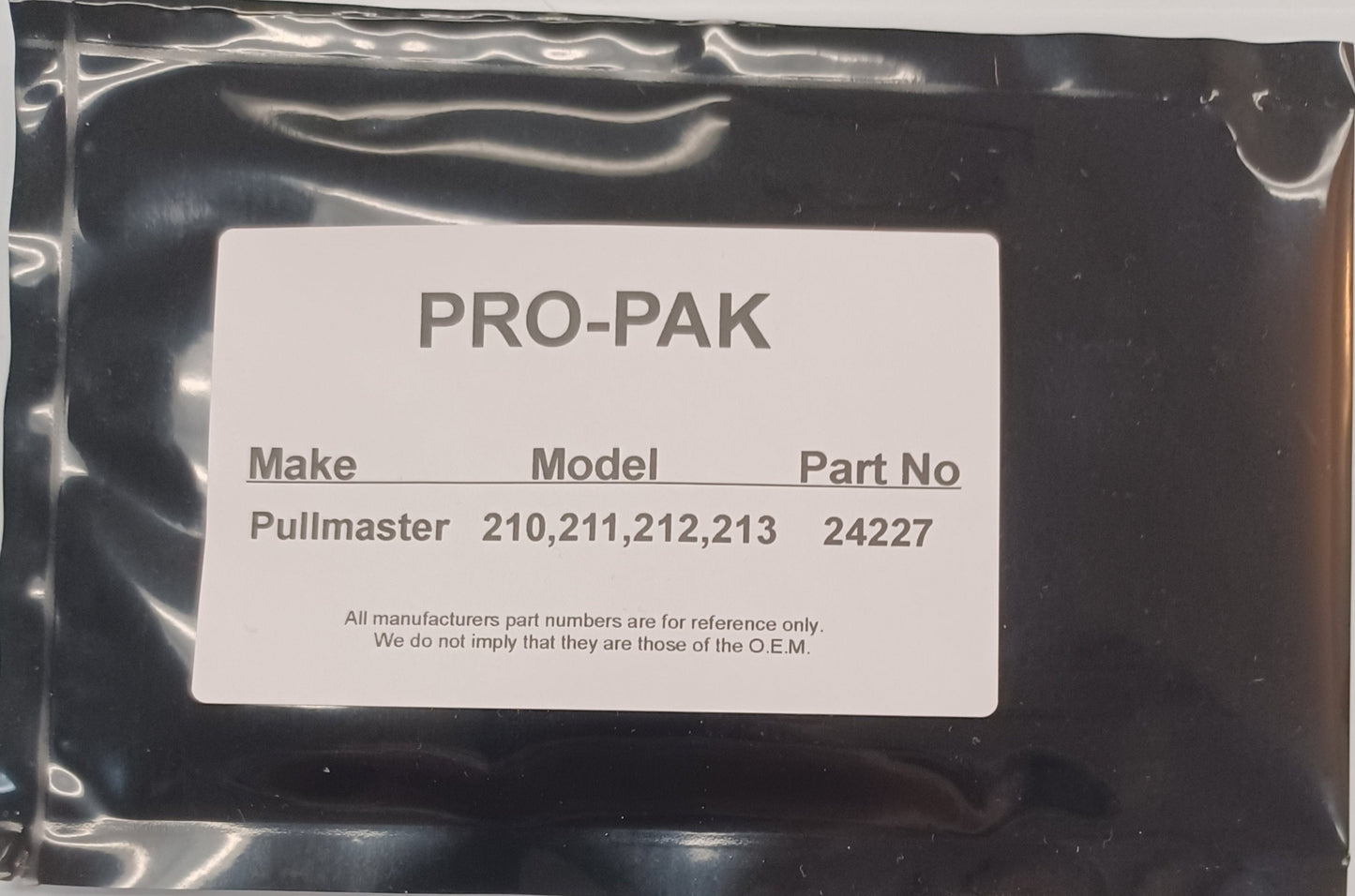 PULL MASTER® Model PL5 Motor Seal Kit Number 24227