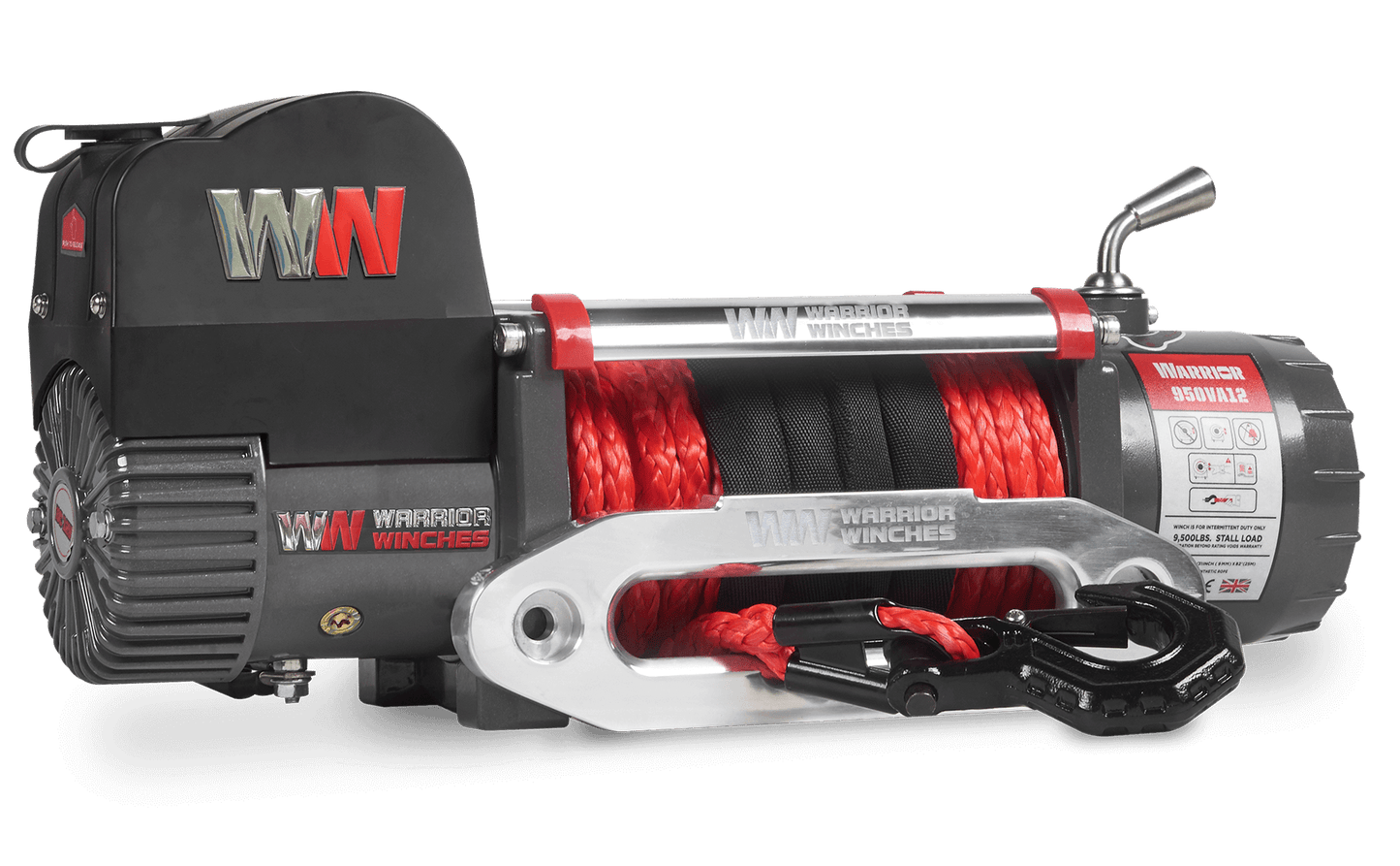Samurai 10,000lb 12v Electric Winch - Synthetic Rope