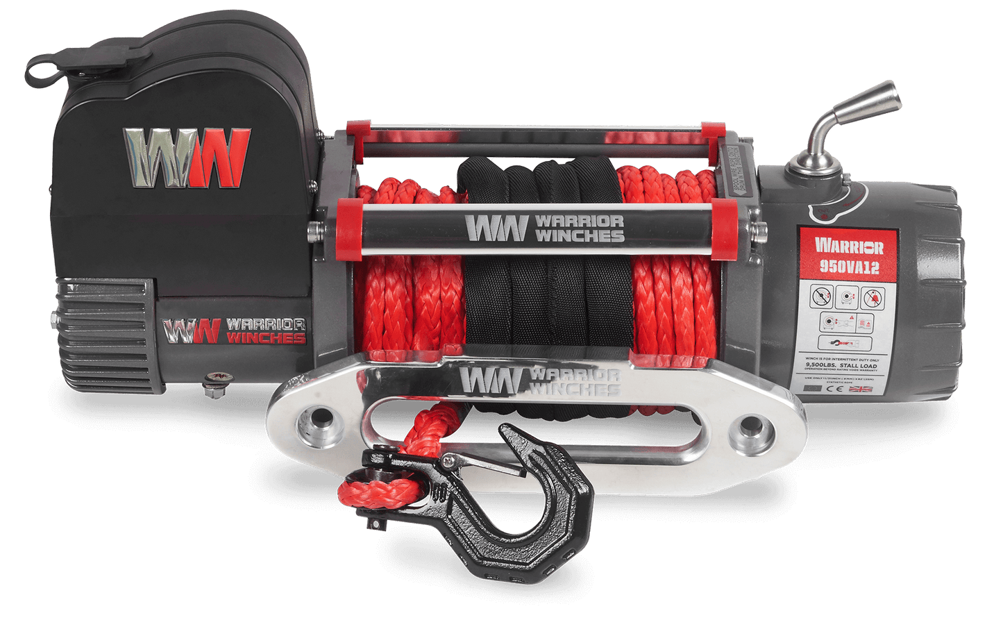 Samurai 10,000lb 12v Electric Winch - Synthetic Rope