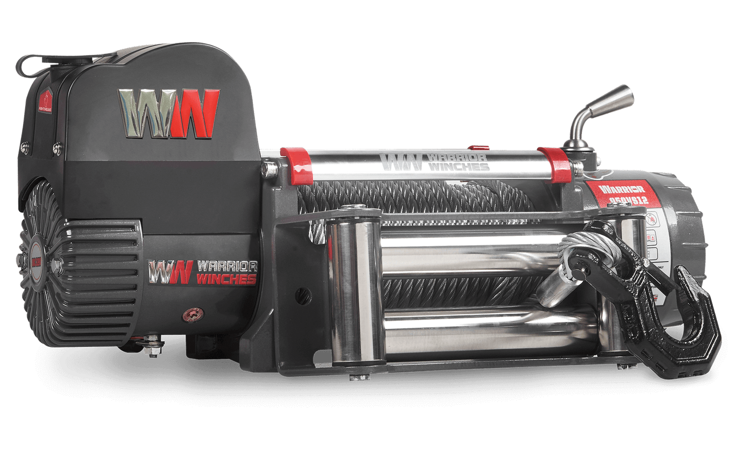 Samurai 10,000lb 12v Electric Winch - Steel Rope