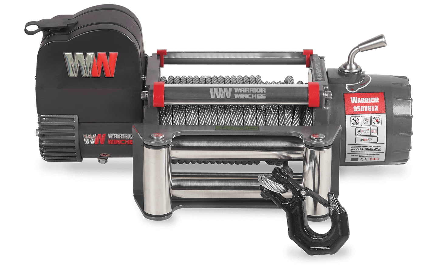Samurai 10,000lb 12v Electric Winch - Steel Rope