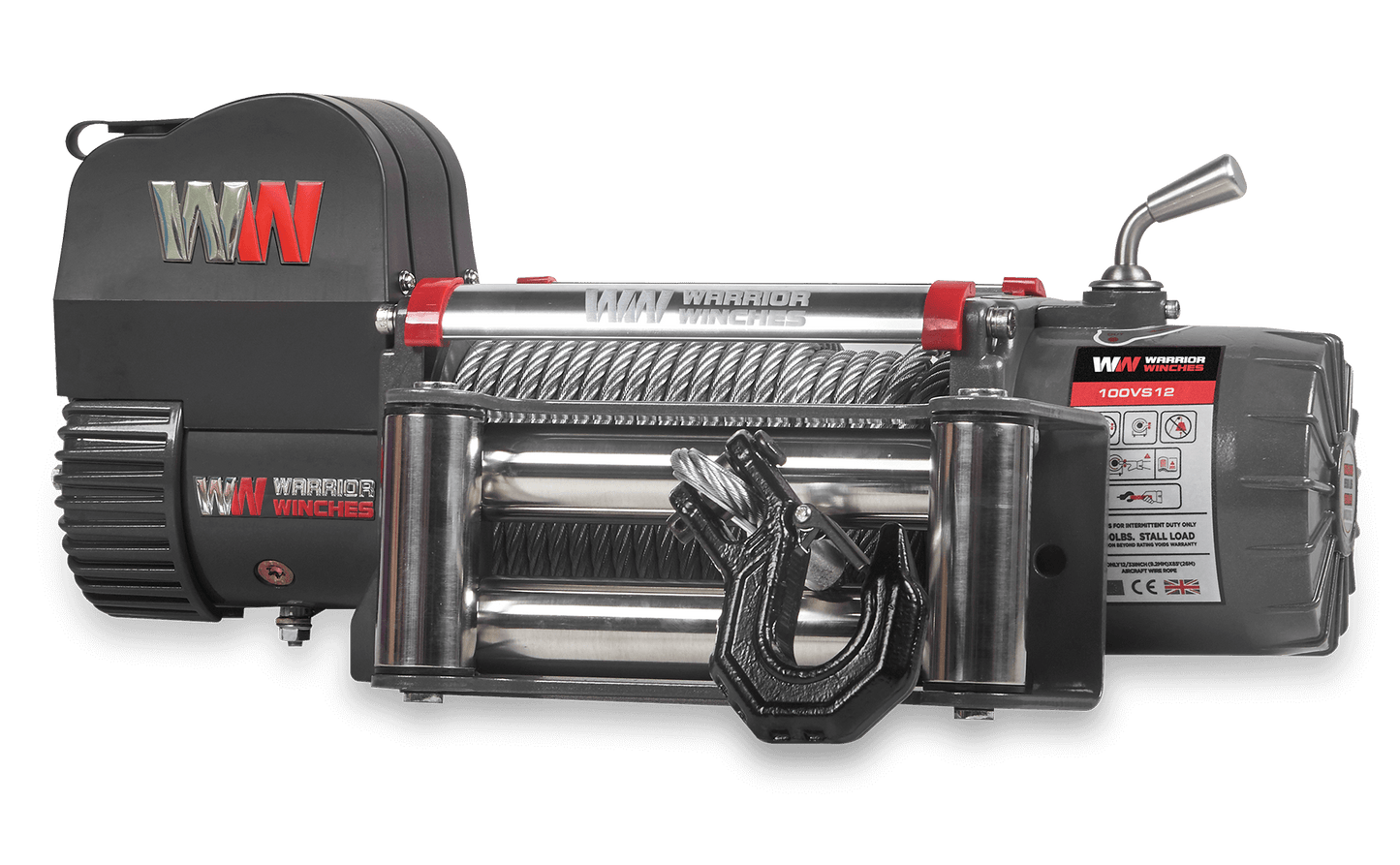Samurai 10,000lb 12v Electric Winch - Steel Rope