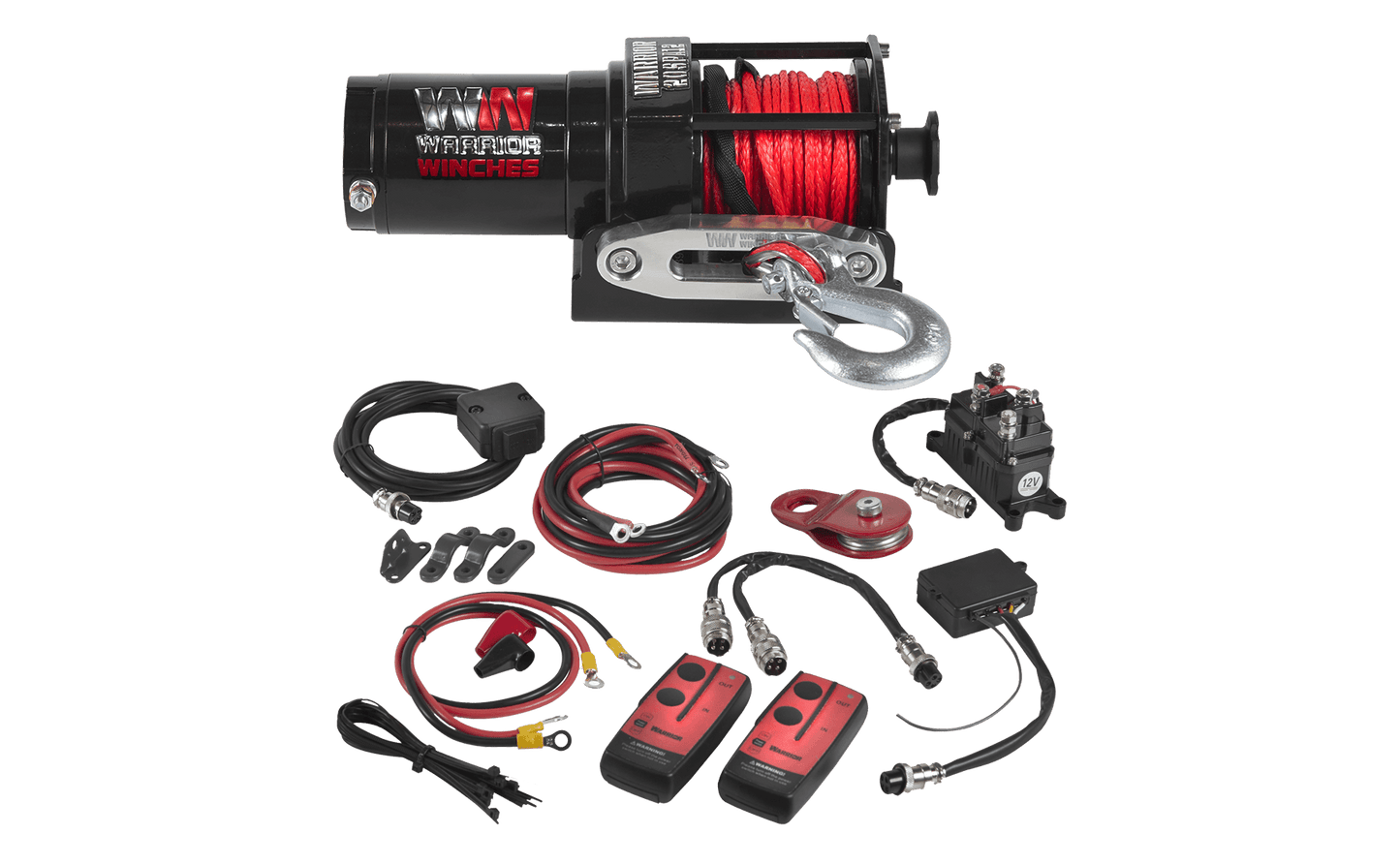 Ninja 2,000lb 12v Electric Winch - Synthetic Rope