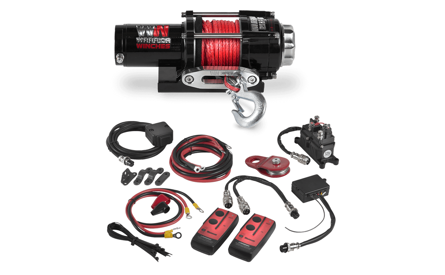 Ninja 2,500lb 12v Electric Winch - Synthetic Rope