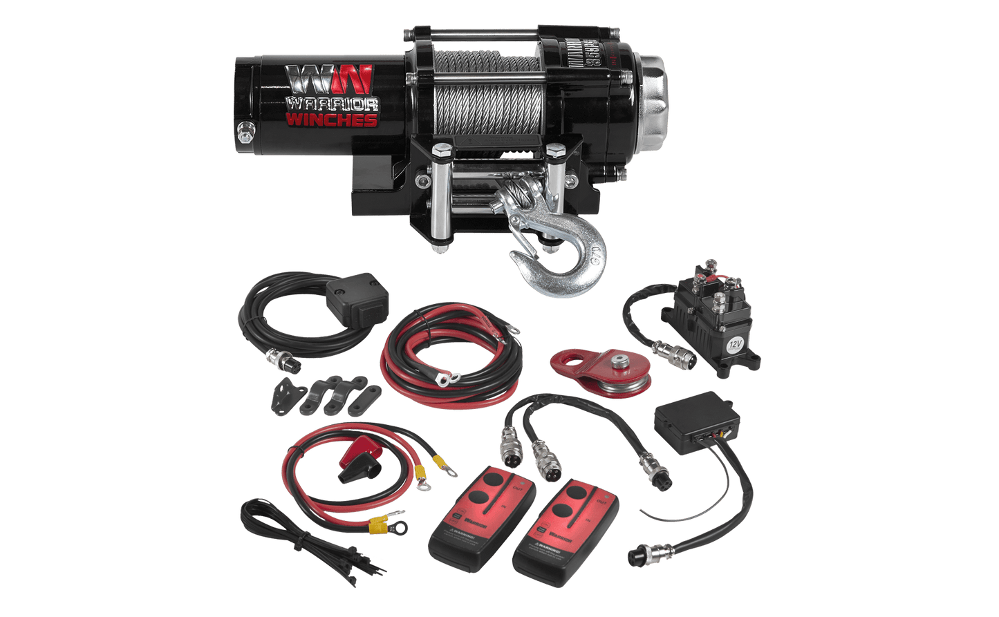Ninja 3,500lb 12v Electric Winch - Steel Rope