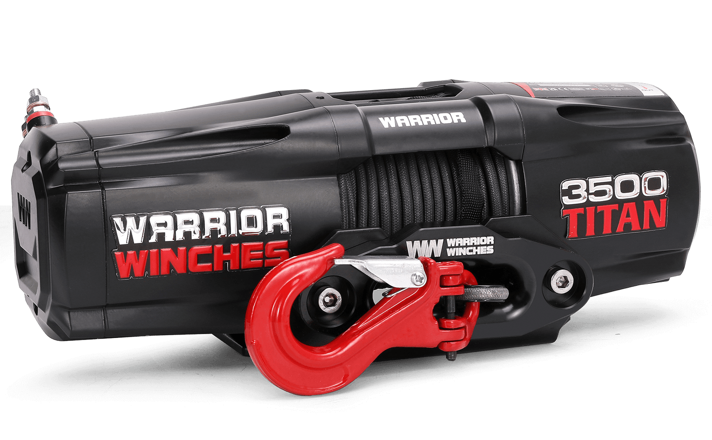 Titan 3,500lb 12v Electric Winch - Synthetic Rope