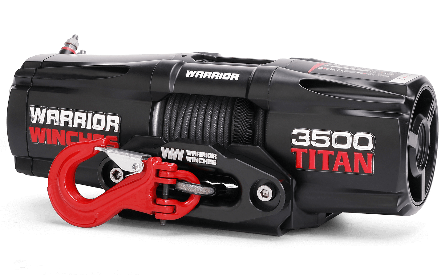 Titan 3,500lb 12v Electric Winch - Synthetic Rope