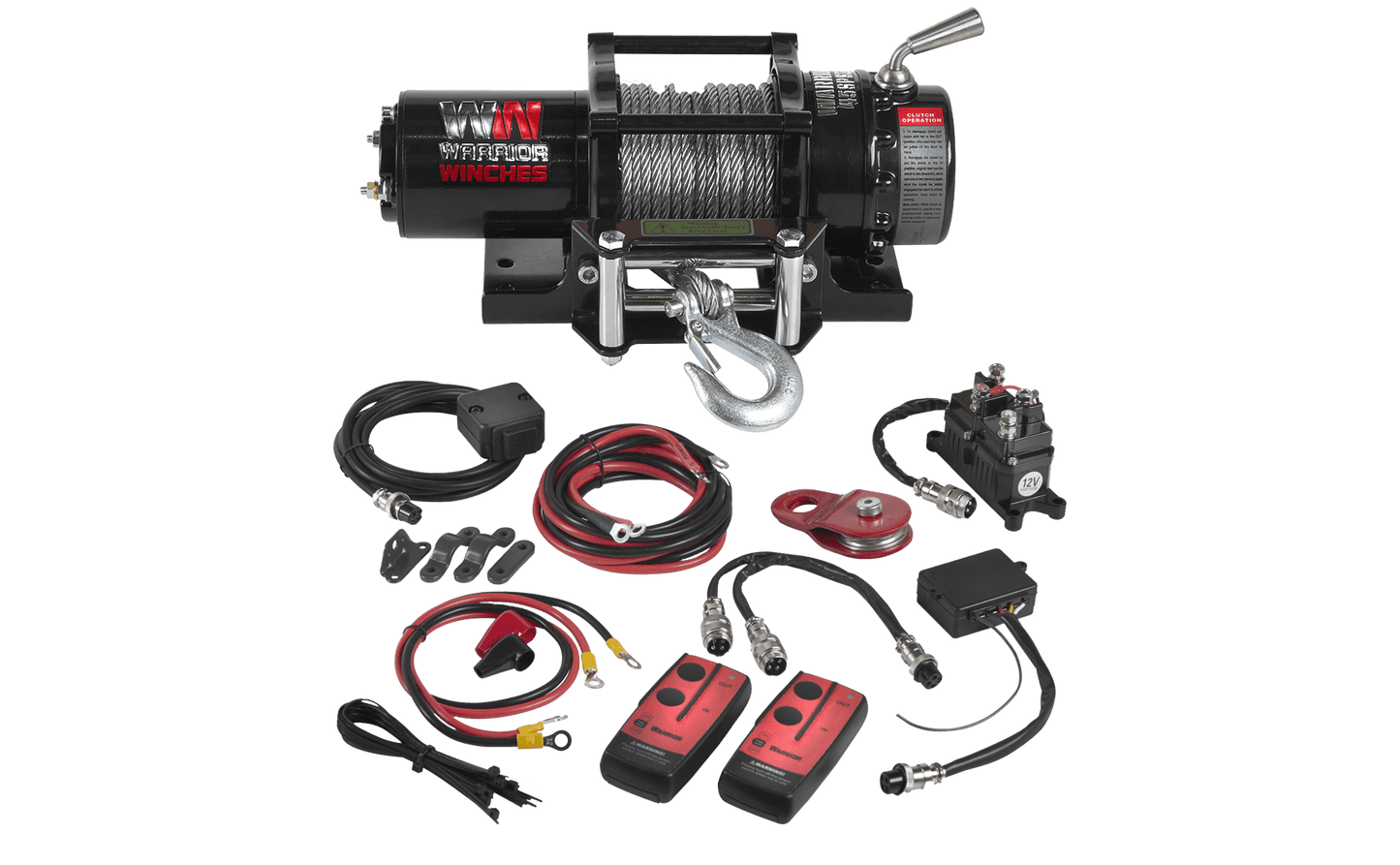 Ninja 4,500lb 12v Electric Winch - Steel Rope