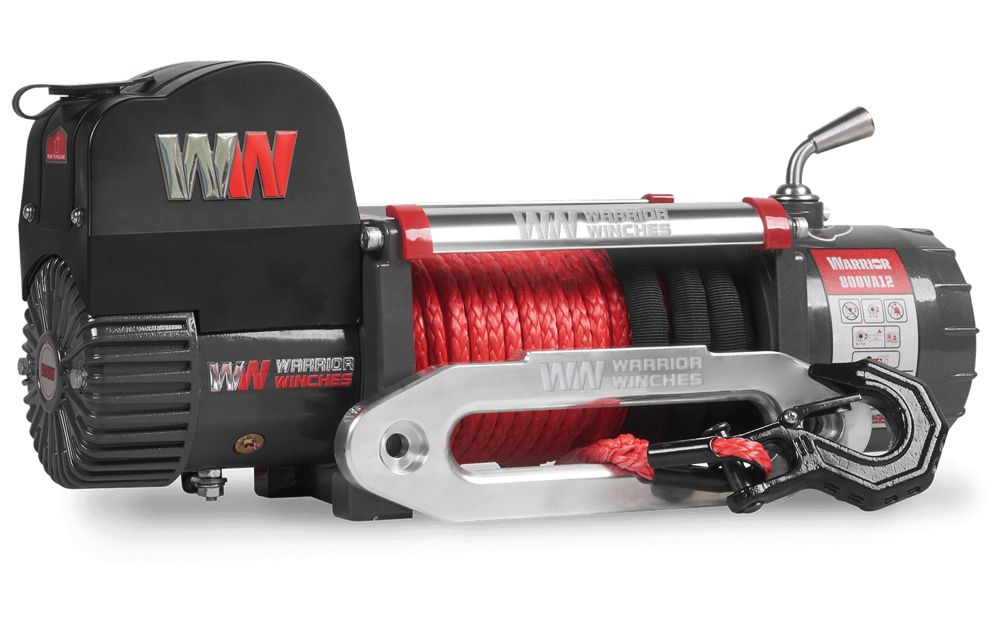 Samurai 8,000lb 12v Electric Winch - Synthetic Rope