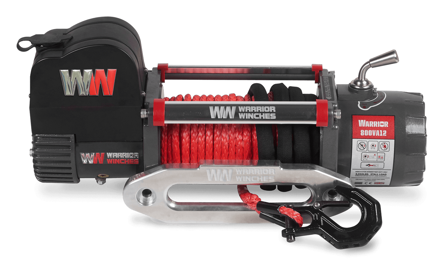 Samurai 8,000lb 12v Electric Winch - Synthetic Rope
