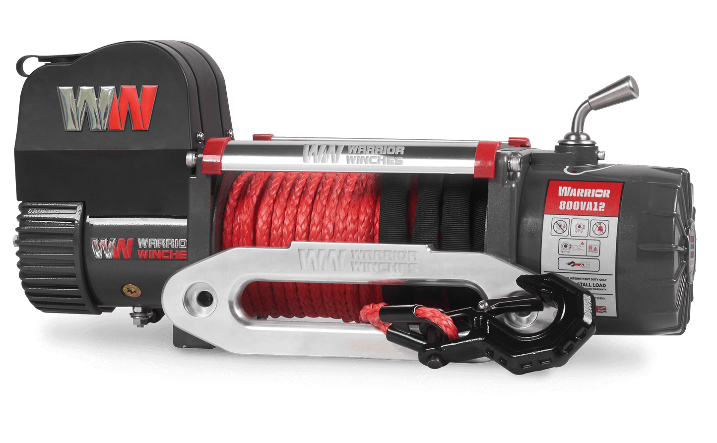 Samurai 8,000lb 12v Electric Winch - Synthetic Rope