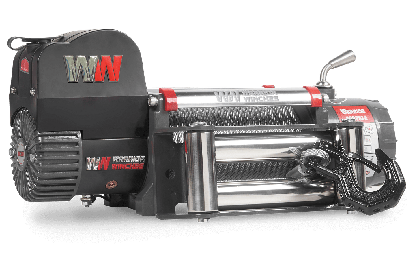 Samurai 8,000lb 12v Electric Winch - Steel Rope