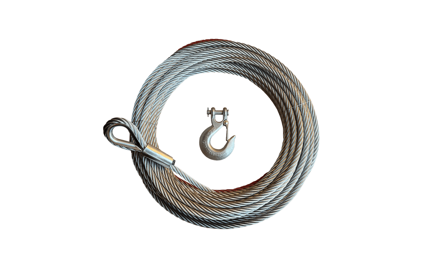 15/32" x 87' Steel Cable with Hook