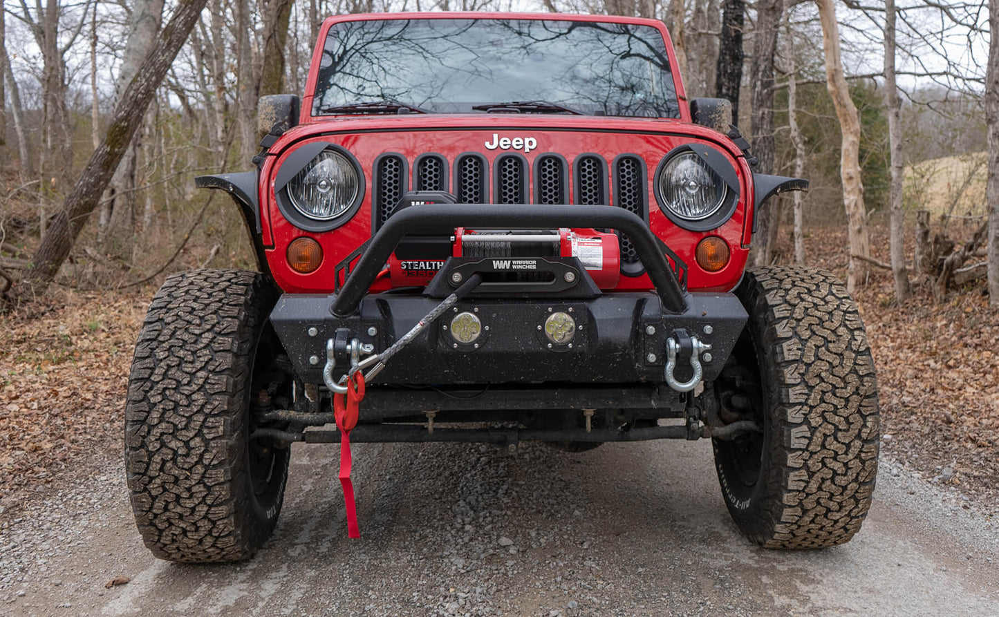 Stealth 13,500lb 12v Electric Winch - Synthetic Rope