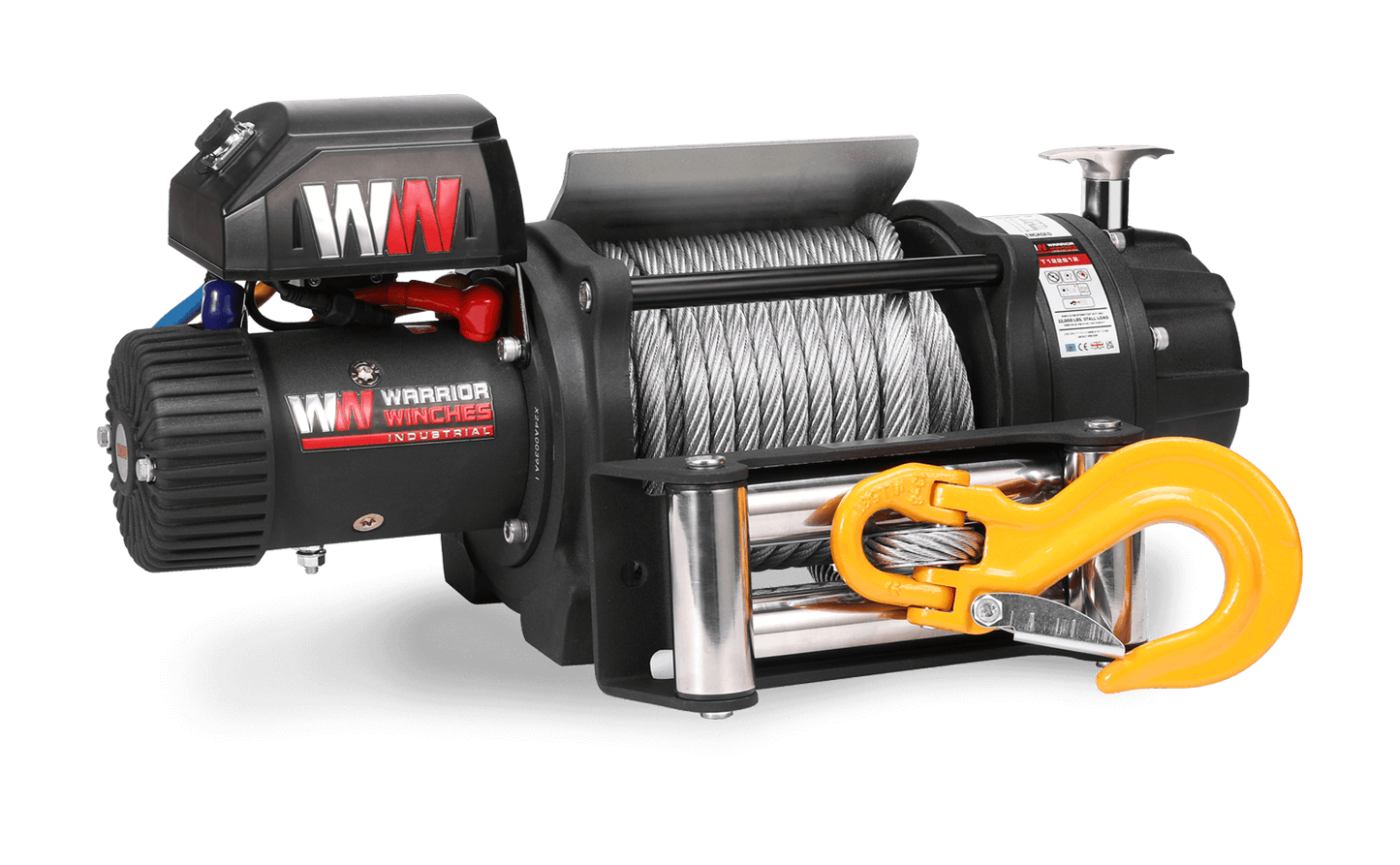 T1000 22000lb Electric Winch - 12v Steel Rope