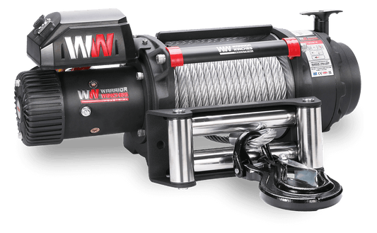 T1000 20000lb Electric Winch - 12v Steel Rope