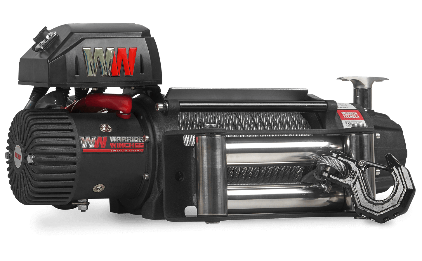 T1000 12500lb Electric Winch - 12v Steel Rope