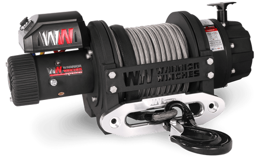 T1000 25000lb Electric Winch - 12v Synthetic Rope