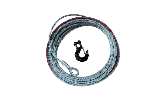 23/64" x 65.6' Steel Cable with Hook
