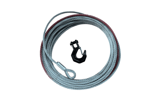 13/32" x 65.6' Steel Cable with Hook